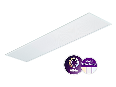 Ledinaire LED panel, All-in, 1200x300, 28W, 3400/3600lm, On/Off, 830/840 - UGR19