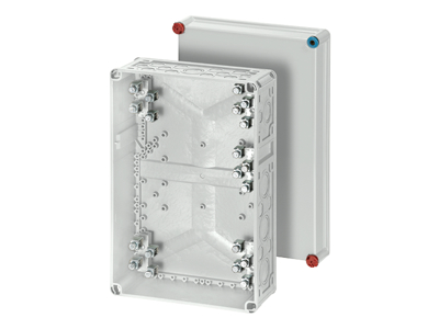 Forgreningsdåse 5x16-70 mm², Cu, 450x300x170 mm (Mi0301), IP65 - Grå