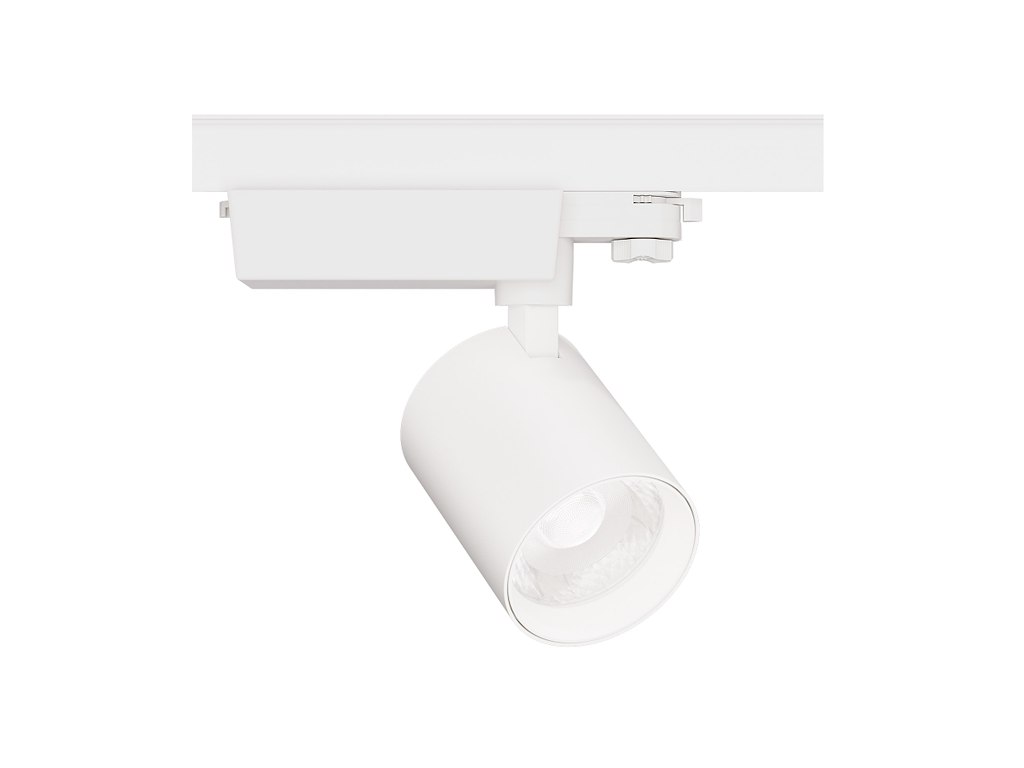 LED skinnespot med Casambi, 20W, RGBCW, 60° - Hvid