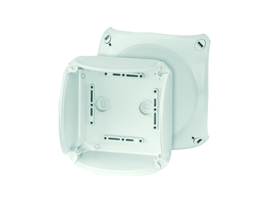 Hensel KVIK dåse 130x130mm Grå, Glat