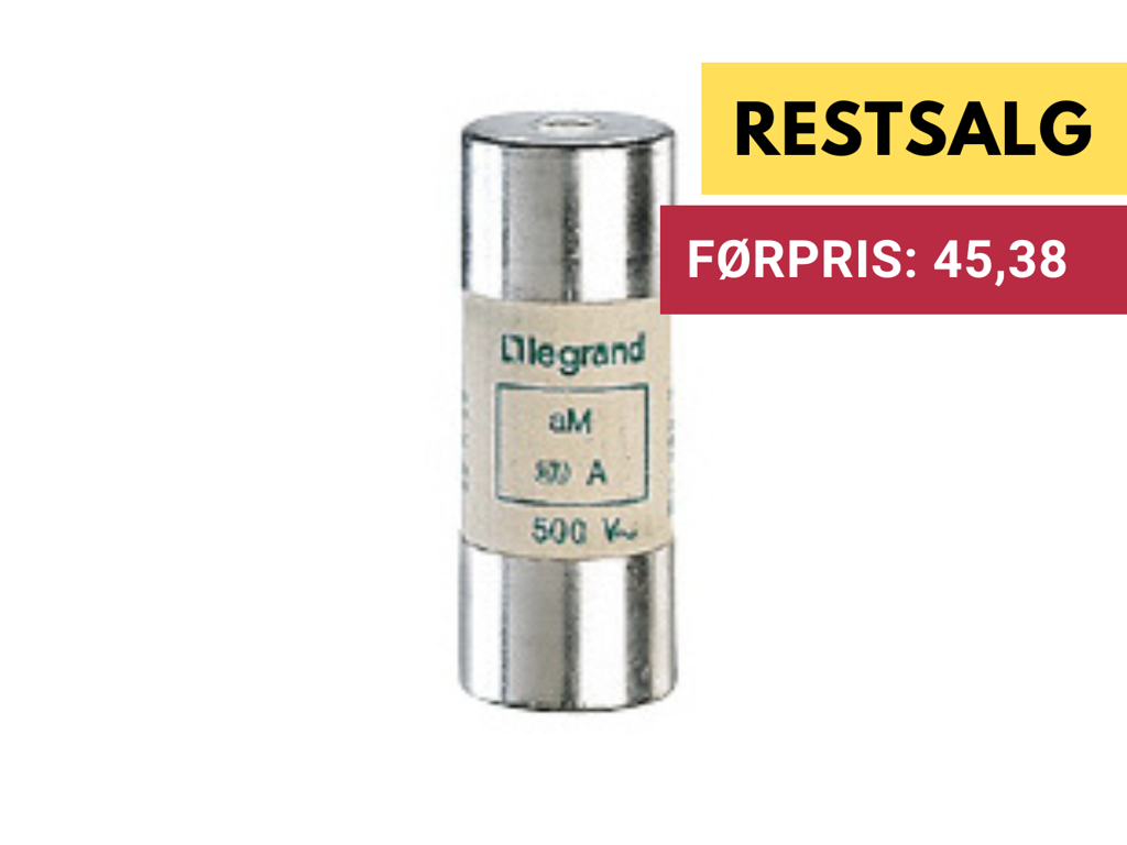 Patronsikring 32A, 22x58 HRC, cylindrisk type aM (motor)