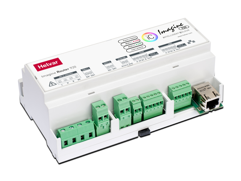 Helvar Digidim 920 Router (2 x DALI, S-DIM, DMX)