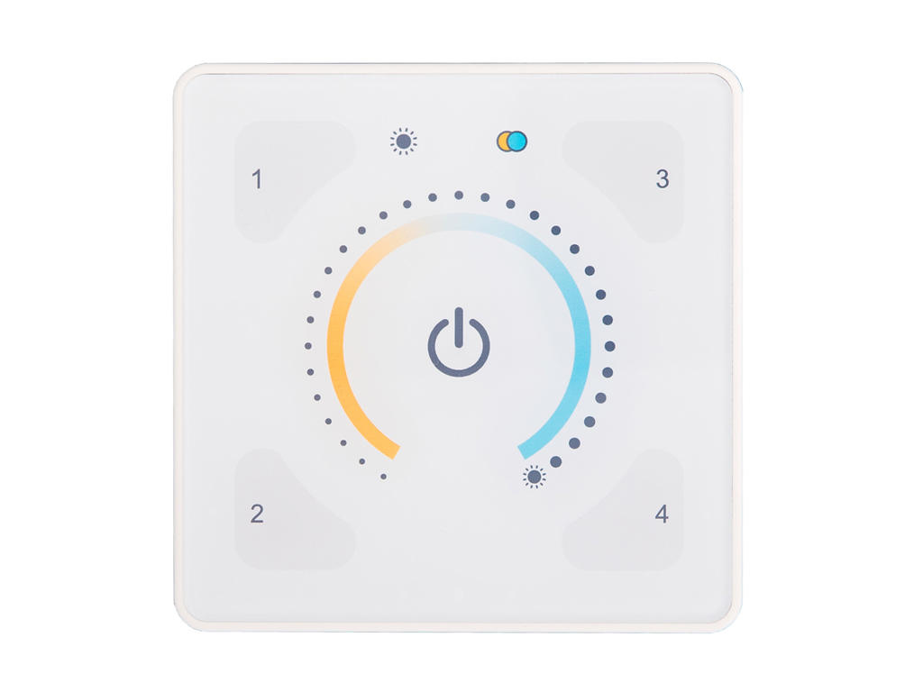 Helvar ILLUSTRIS® panel Colour Temperature i glas - Hvid