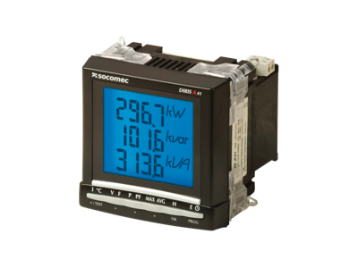 Socomec DIRIS A-41 multifunktionsmåler med neutral strømmåling