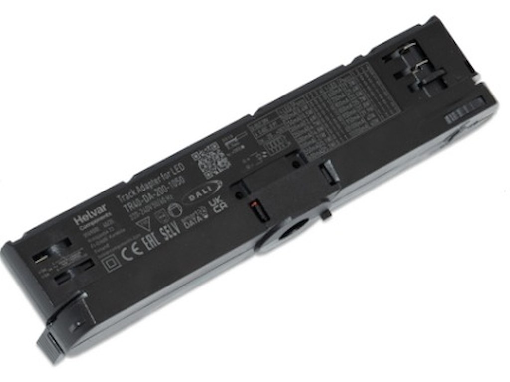 Helvar LED-driver til global track, TR40-DA-200-1050-B (sort)