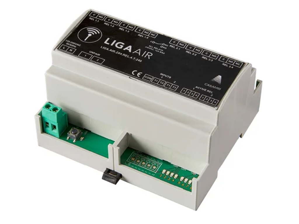 Casambi LIGA.AIR relæ med 8 relæer 10A