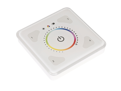 Helvar ILLUSTRIS® panel Full Colour i glas - Hvid