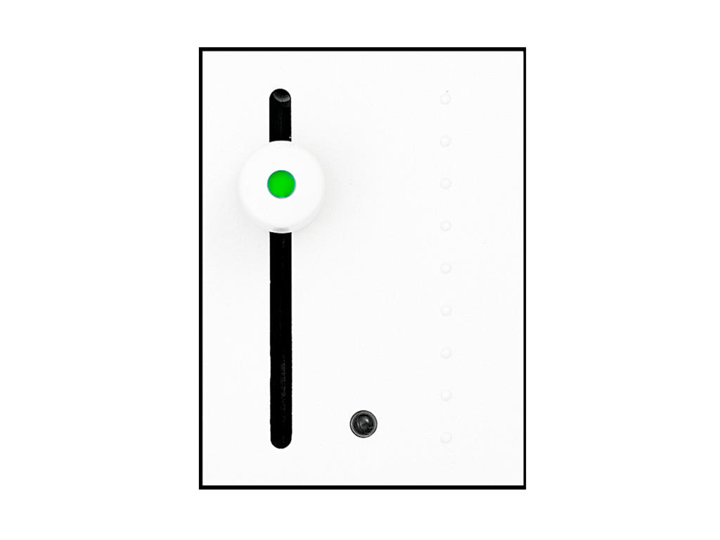 Helvar DALI 110 enkelt slider, hvid