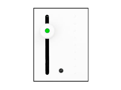 Helvar DALI 110 enkelt slider, hvid