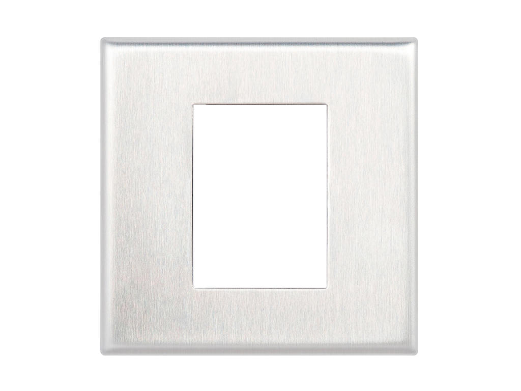 Helvar Digidim 232S ramme 1M - Børstet stål