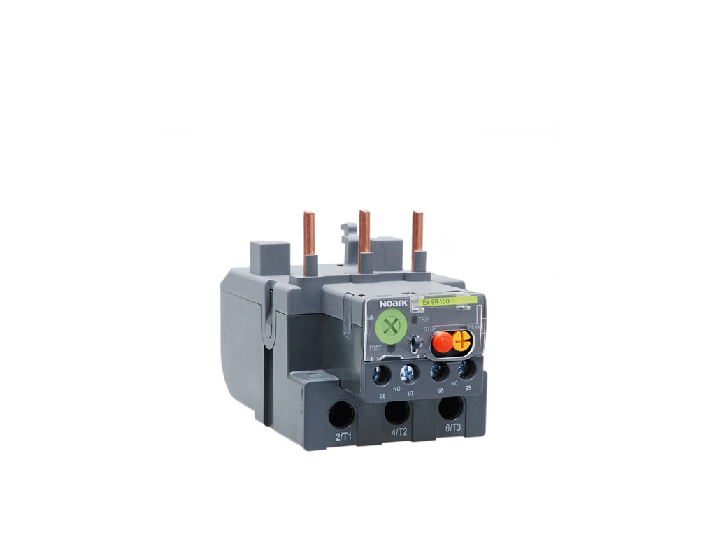 Noark termorelæ Ex9R100 - 100A, Ie = 80-100A, 1NO+1NC, 3P