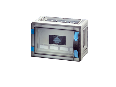 Hensel ENYSTAR kasse med skillesikring + sikringsafbryder 100A, 3P PE+N