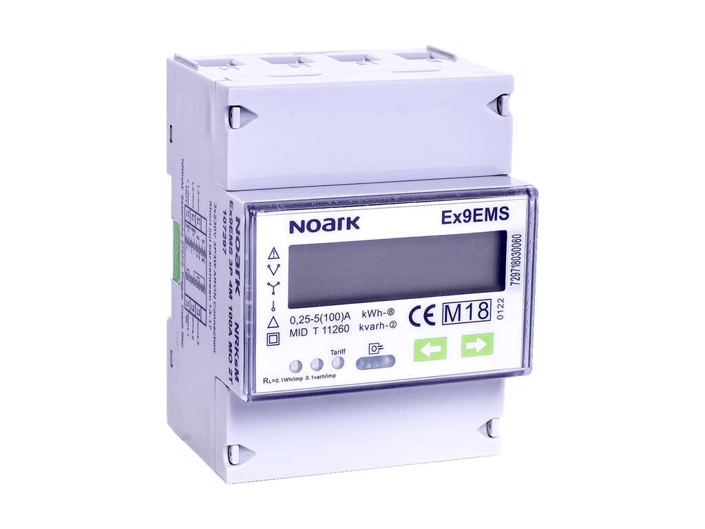 Noark kWh måler 3-faset, direkte måling 100A, MID