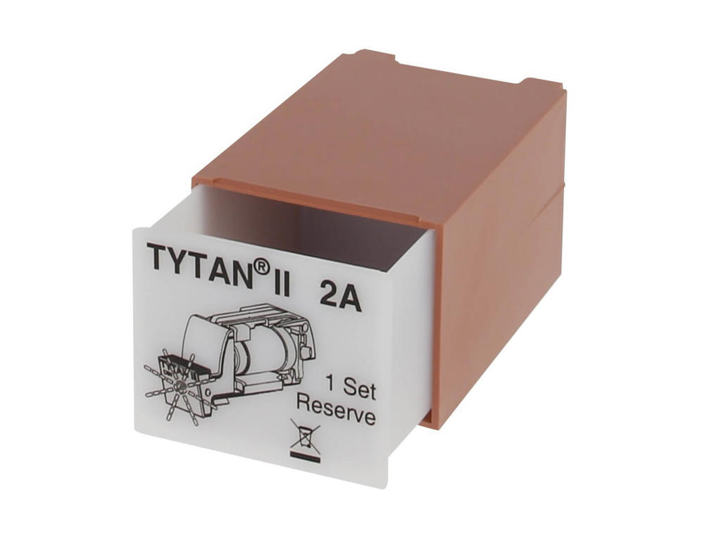 TYTAN® II D0 sikringsskuffer med blinkmelder 3 x 2A - Rosa