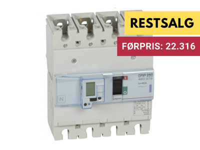 DPX3 250 Maksimalafbryder 40A 4pol 50kA EL Sg ver.