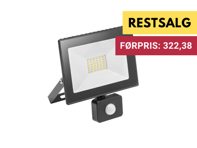 Floodlight 30W med PIR
