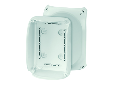 Hensel KVIK dåse180x130mm Grå, Glat