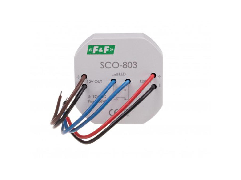 F&F bagkantlysdæmper til LED 36W, 12V - Med hukommelse