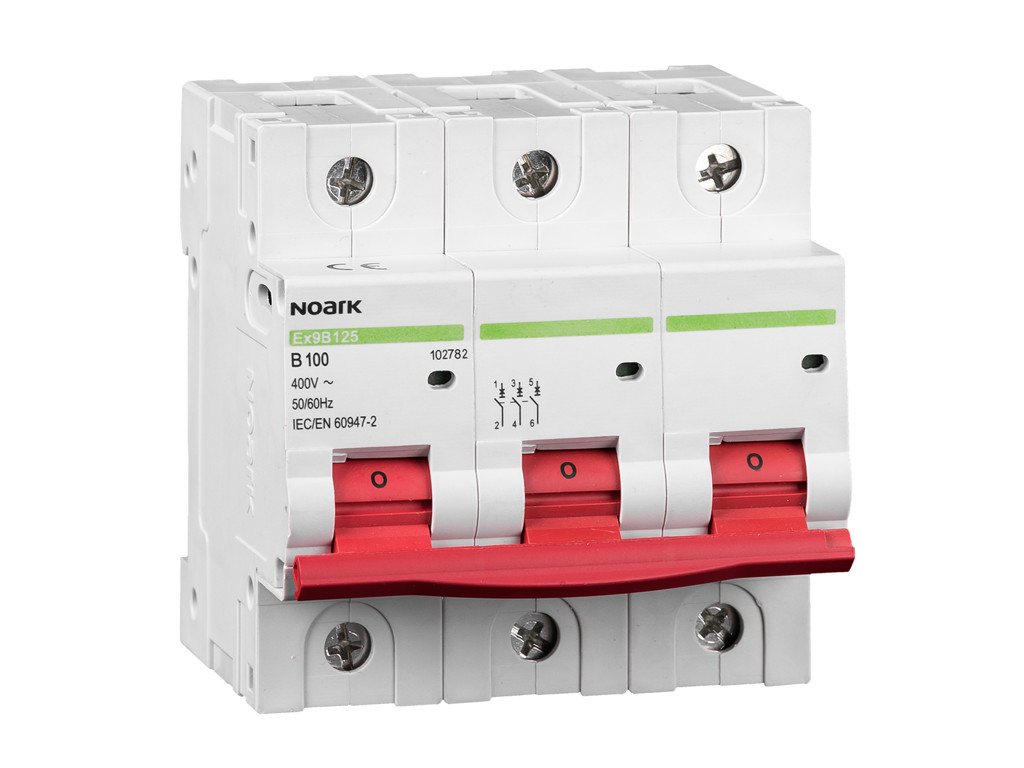 Noark automatsikring B 20A 3P 4,5M 25kA