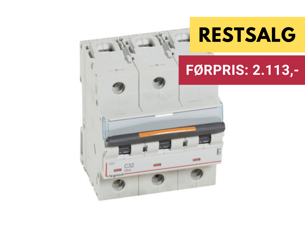 DX3 Automat C 32A 3P 4,5M 25kA 