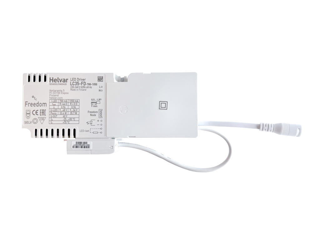 Helvar Freedom driver med Casambi - Panel Ready LC35-FD