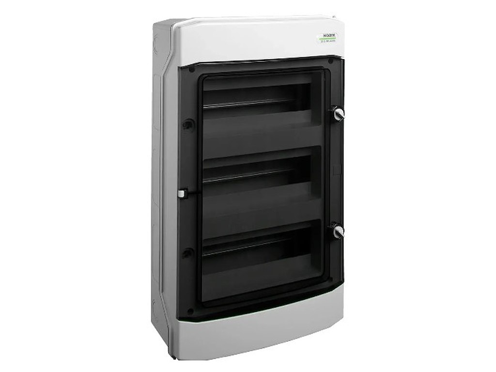 Noark Gruppetavle IP65 3 rk. 36M m/jord & nul klemmer (15+15) - PHS36T