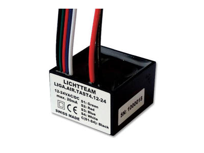 Casambi LIGA.AIR.TAST4.12-24 4-tast inputmodul, 12-24V