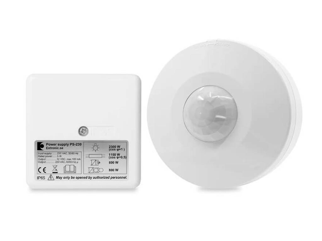 Komplet system PDC230 med loftsensor og strømforsyning