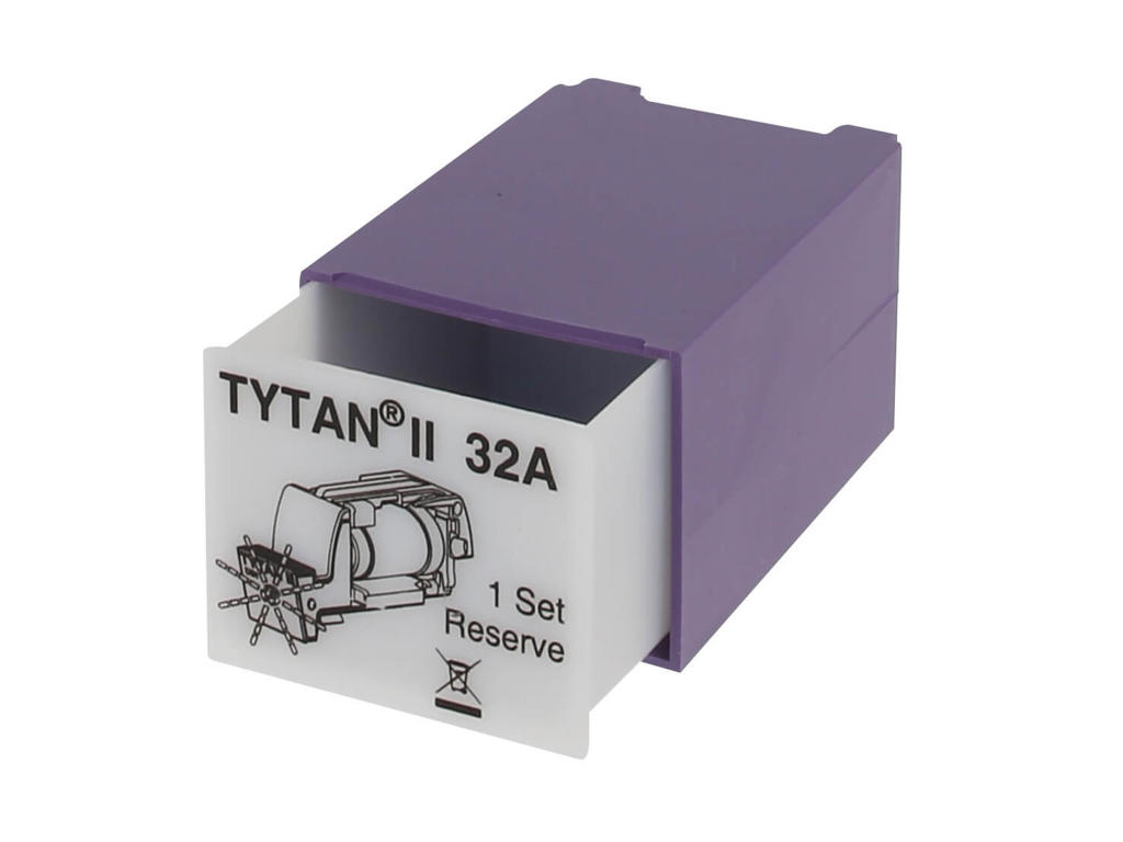 TYTAN® II D0 sikringsskuffer med blinkmelder 3 x 32A - Lilla