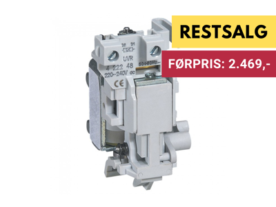 Legrand DPX3 630 underspændingsspole relæ - 230V AC