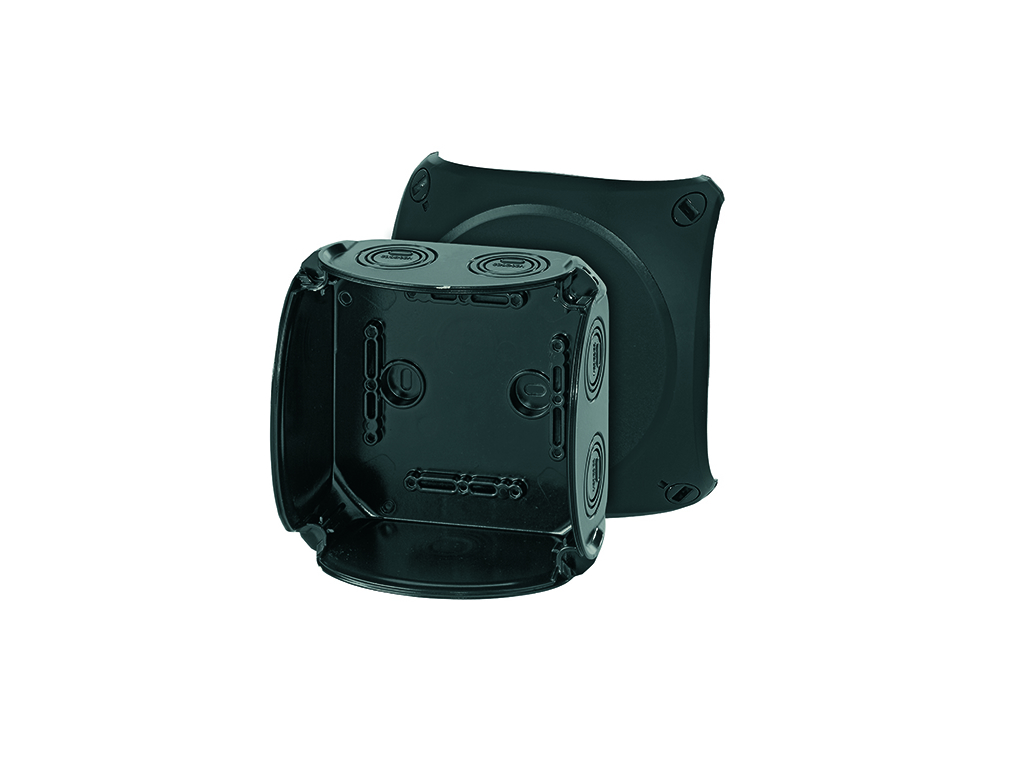 KVIK 130x130mm Sort M20-32 