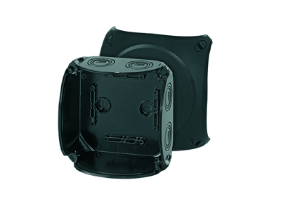 KVIK 130x130mm Sort M20-32 