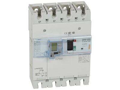 Legrand maksimalafbryder med fejlstrømsmodul DPX³ 250, 200A 4P, 25kA