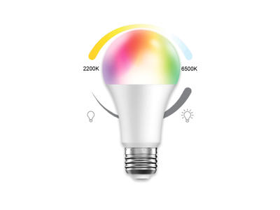 Casambi LED lyskilde RGB og TW, E27