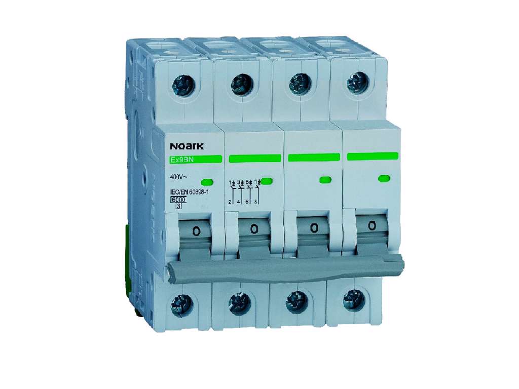 Noark automatsikring C 16A 4P 4M 6kA