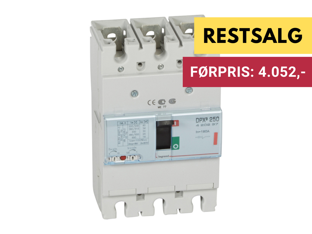 Legrand Maksimalafbryder DPX3 250, 160A 3pol