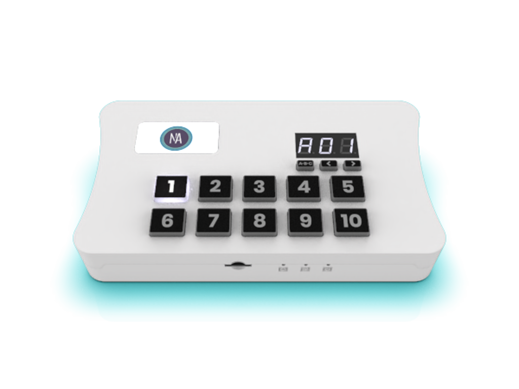 DMX SLESA U11W Styringsenhed,1024ch,13 knapper-Hvid