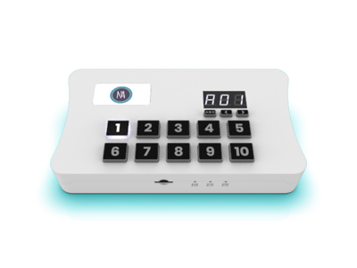 DMX SLESA U11W Styringsenhed,1024ch,13 knapper-Hvid