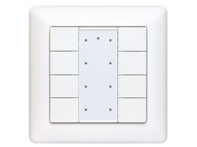 Panel med 8 tryk, DALI2 - Hvid