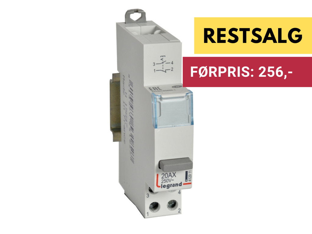 CX3 1 funktions kontroltryk 20A/250V, 