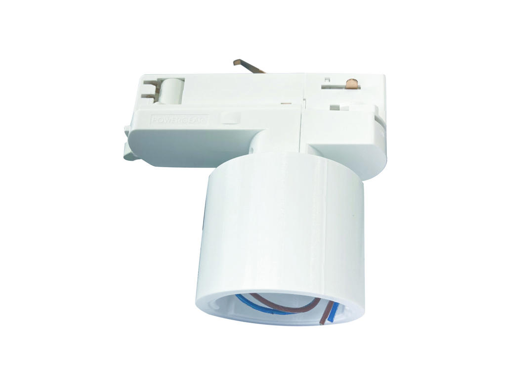 ARC global adaptor til 32X PIR, passer til 3-fasede skinner - Hvid