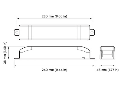 Dynalite DMRC210 Relæ modul 2 x 10A.