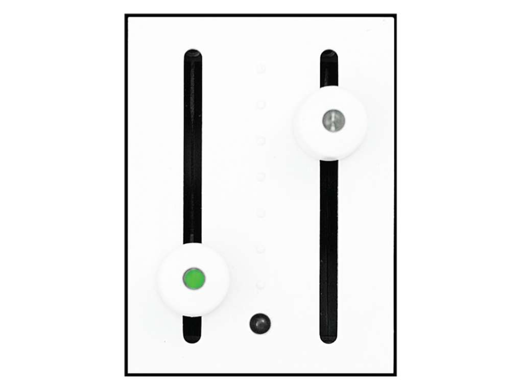 Helvar DALI-2 111 dobbelt slider - Hvid