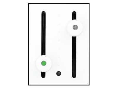 Helvar DALI-2 111 dobbelt slider - Hvid