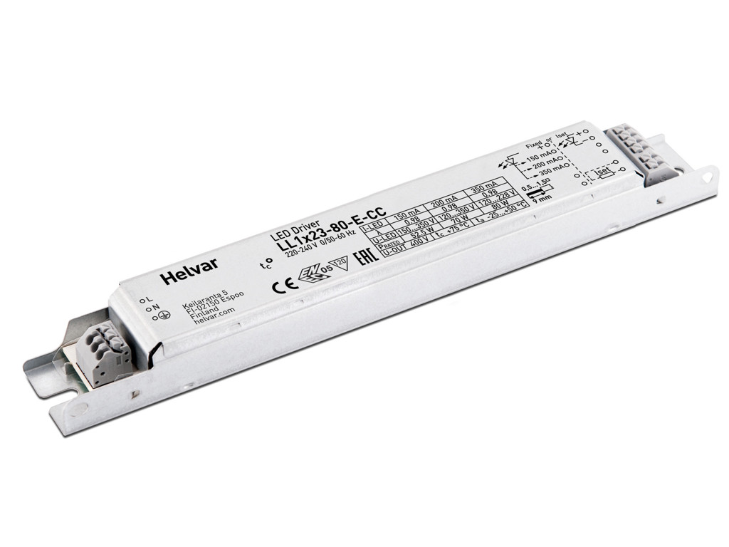 Helvar LED driver LL1x23-80-E-CC (ON/OFF)