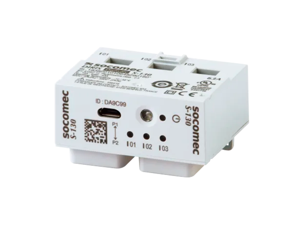 Socomec S-130 strømmålingsmodul (måling), 3 strømsensorer, 63A