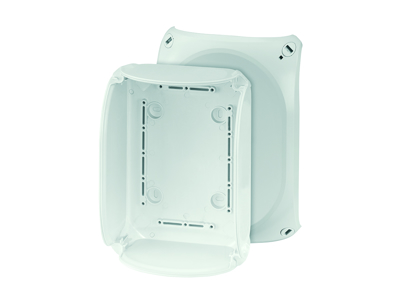 Hensel KVIK dåse 210x155mm Grå, Glat