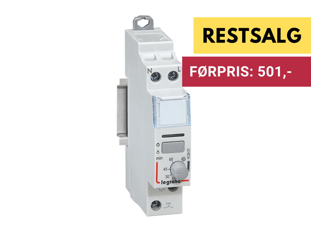 CX3 Kiprelæ Delay 16A NO 230V 1M Brumfri