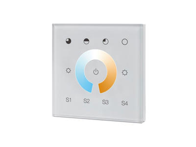 DALI TW panel m/4 scenarier + dæmp, 1 DALI gruppe, 100mA DALI bus