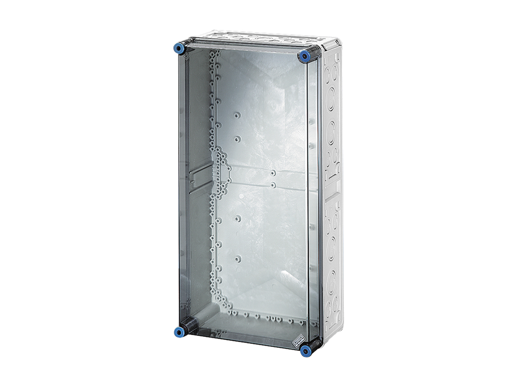 Hensel Mi kasse 600x300x170 mm - transparent låg